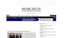 Desktop Screenshot of musik-heute.de